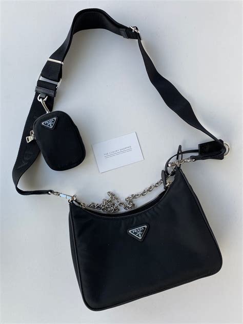 prada side bag sale|prada cross body bag nylon.